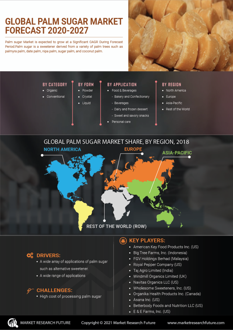 Infographics Palm Sugar Market Segment, Size, Share and Global
